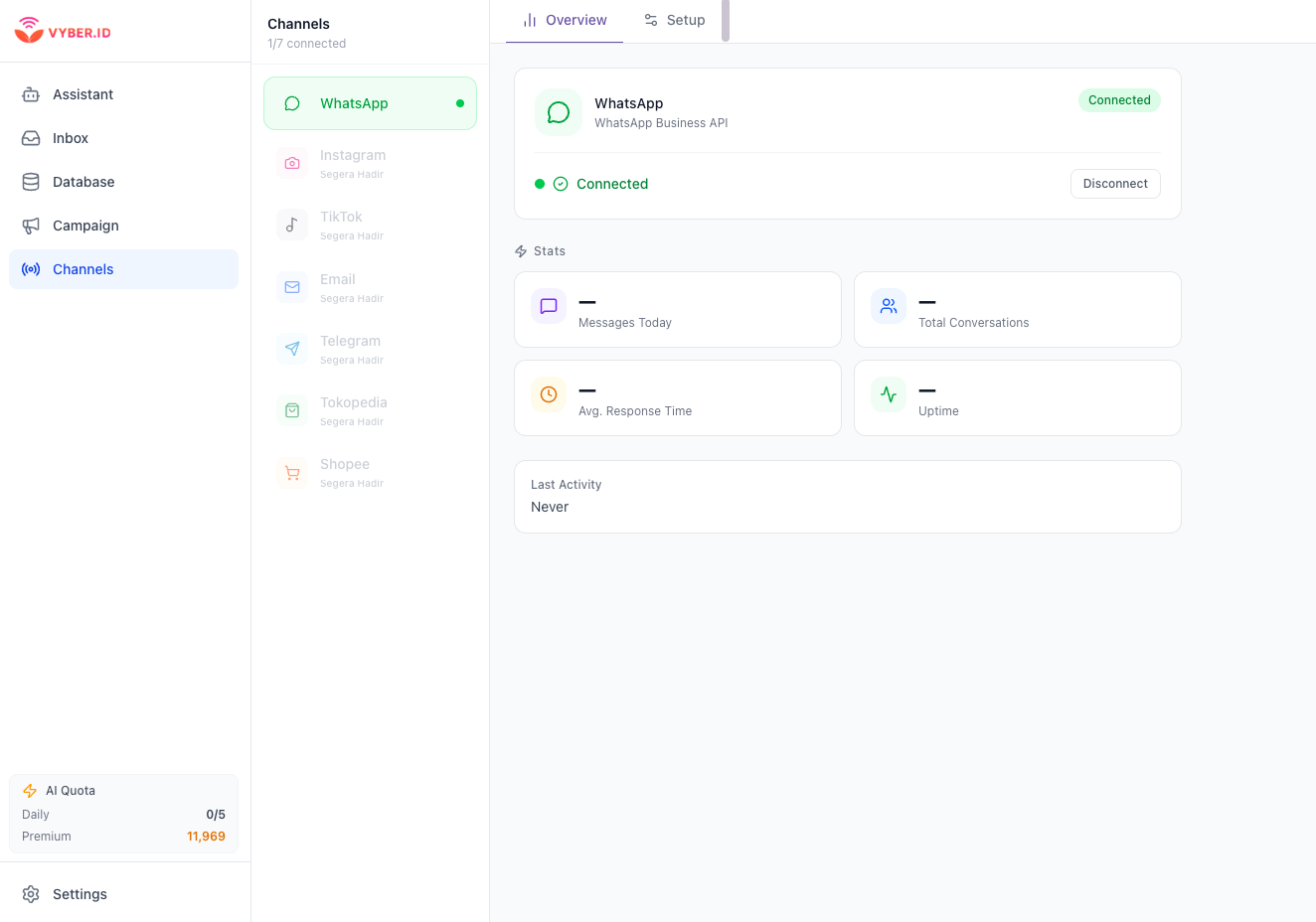 Multi-Channel Integration CRM Central Admin
